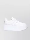 Celine Block Wedge Outsole Sneakers In White