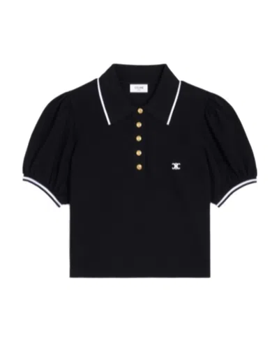 Celine Logo Polo Shirt
