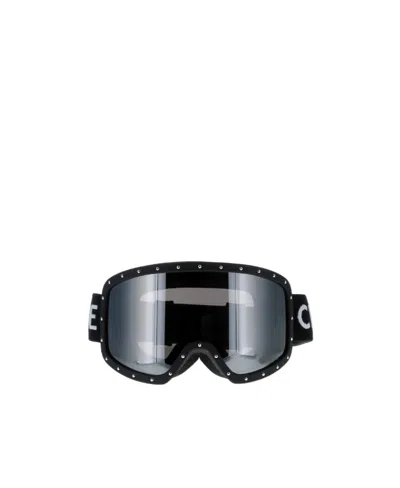 Celine Logo Print Snow Mask In Black