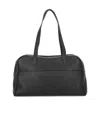 Celine Logo Shoulder Bag In Black