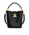 Celine Logo Shoulder Bag In Black