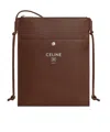 Celine Sharp Pouch Crossbody Bag Adjustable Strap In Brown