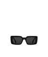 Celine Logo Square Sunglasses In Black