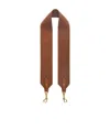 Celine Logo Strap In Brown
