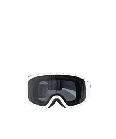 Celine Logo-strap Oversized-frame Sunglasses In Black