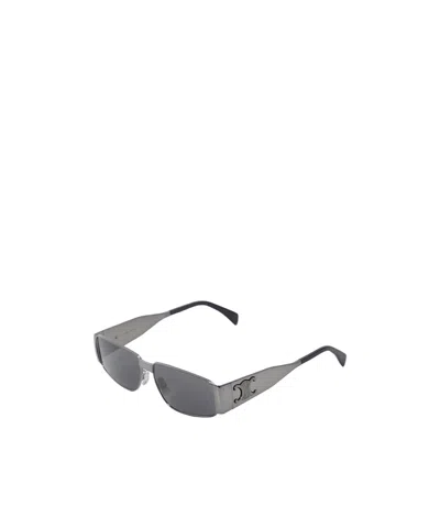 Celine Logo Sunglasses In Gray