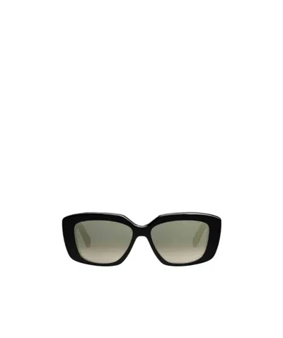 Celine Logo Sunglasses In Black