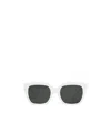 Celine Logo Sunglasses In White