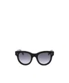 Celine Retro Square Sunglasses In Black