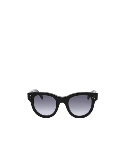 Celine Logo Sunglasses In Black