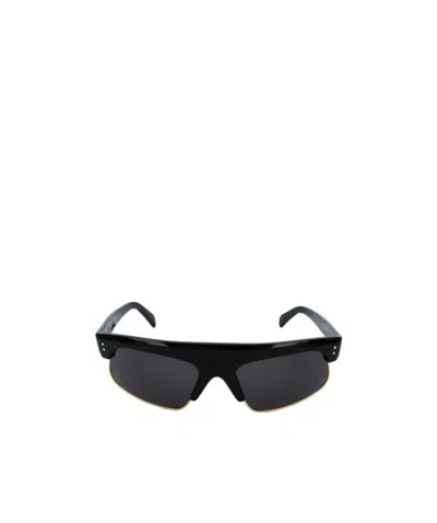 Celine Logo Sunglasses In Black