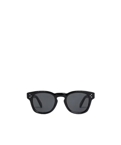 Celine Logo Sunglasses In Black