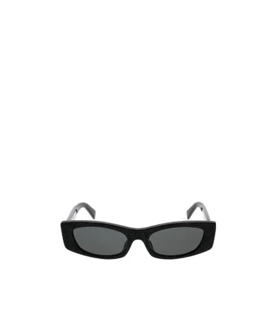 Celine Logo Sunglasses In Black