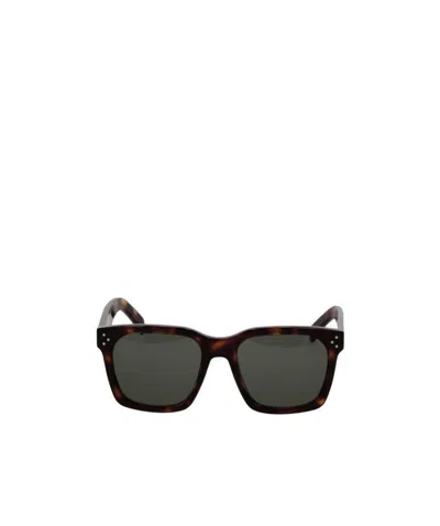 Celine Logo Sunglasses In Black