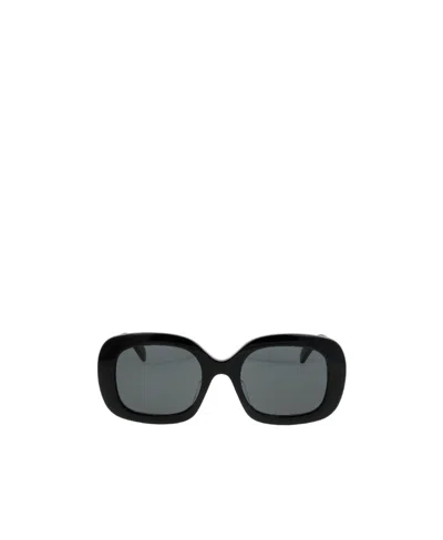 Celine Logo Sunglasses In Black