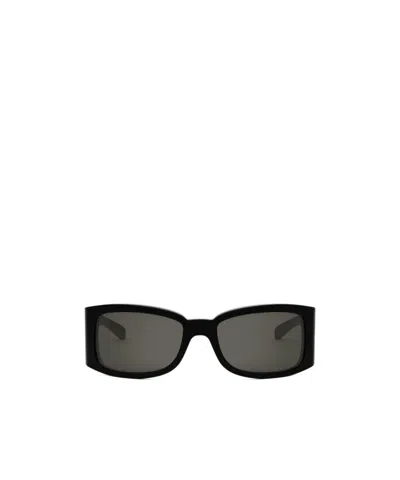 Celine Logo Sunglasses In Black