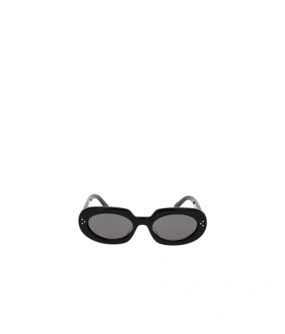 Celine Logo Sunglasses In Black
