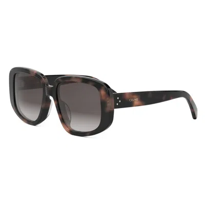 Celine Logo Sunglasses In Black