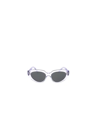 Celine Logo Sunglasses In Brown