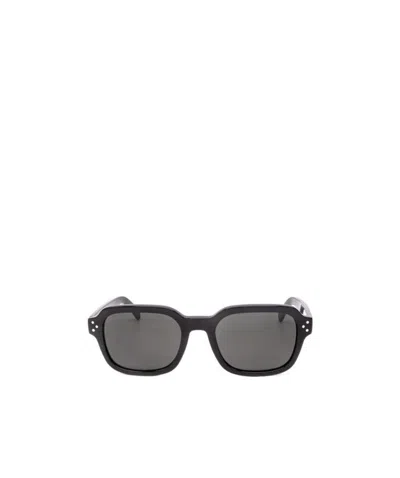Celine Logo Sunglasses In Gray
