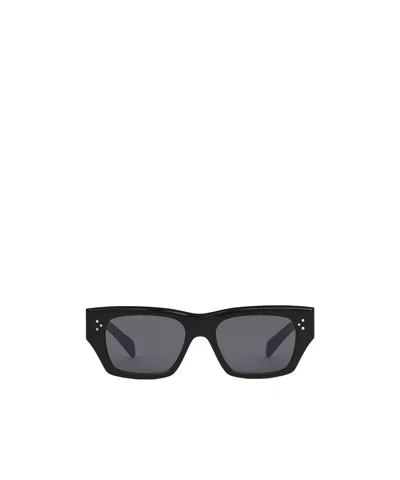 Celine Logo Sunglasses In Gray