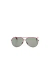 Celine Logo Sunglasses In Gray