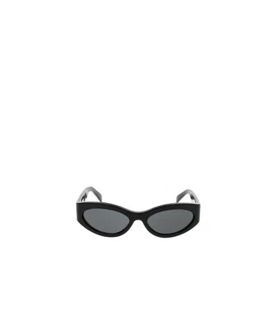 Celine Logo Sunglasses In Gray