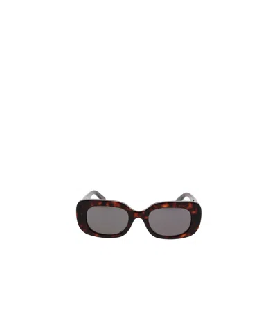 Celine Logo Sunglasses In Gray