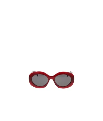 Celine Logo Sunglasses In Gray