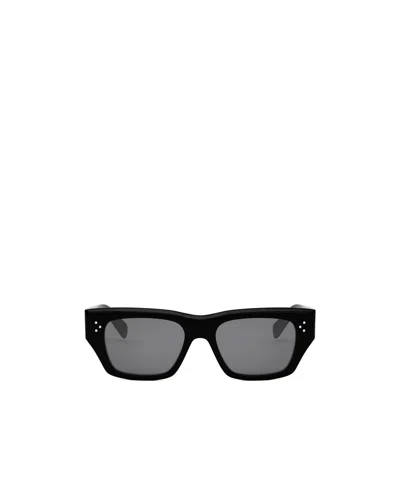 Celine Logo Sunglasses In Gray