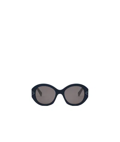 Celine Logo Sunglasses In Gray