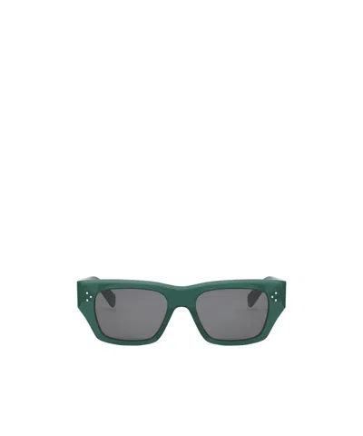 Celine Logo Sunglasses In Gray