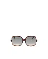 Celine Logo Sunglasses In Gray