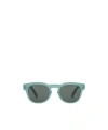Celine Logo Sunglasses In Green