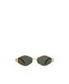 Celine Women Triomphe Metal 02 Sunglasses In Green