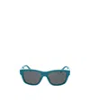 Celine Logo Sunglasses In Green