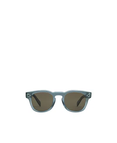 Celine Logo Sunglasses In Green