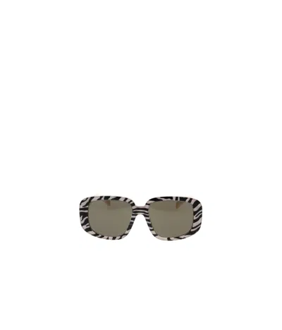 Celine Logo Sunglasses In Green