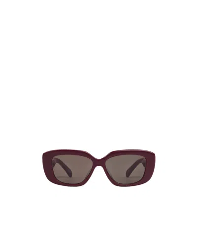 Celine Logo Sunglasses In Multicolor