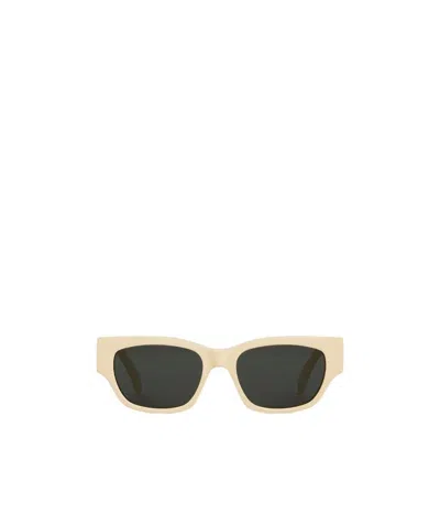 Celine Logo Sunglasses In Nude