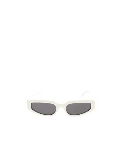Celine Logo Sunglasses In Nude