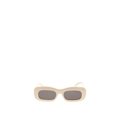 Celine Logo Sunglasses In Nude