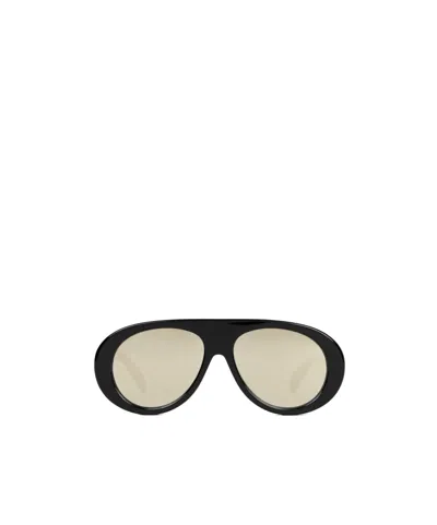 Celine Logo Sunglasses In Nude