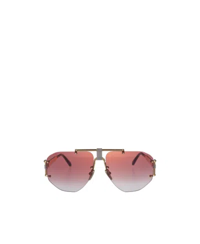 Celine Logo Sunglasses In Pink