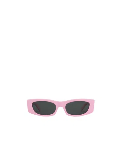 Celine Logo Sunglasses In Pink