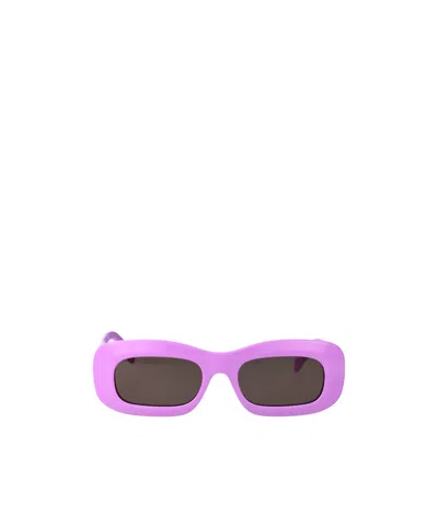 Celine Logo Sunglasses In Purple
