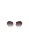 Celine Logo Sunglasses In White