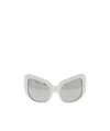 Celine Logo Sunglasses In White