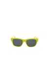 Celine Logo Sunglasses In Yellow