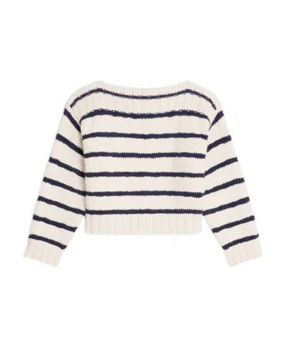 Celine Logo Sweater In White
